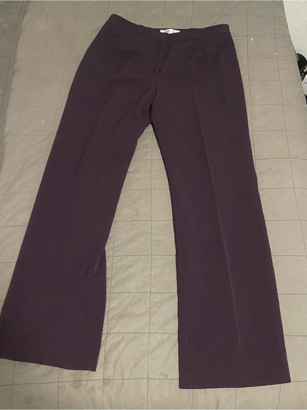 Women's Dark Plum Dress Pants - Classic Tailored Fit Kate jasper size 8